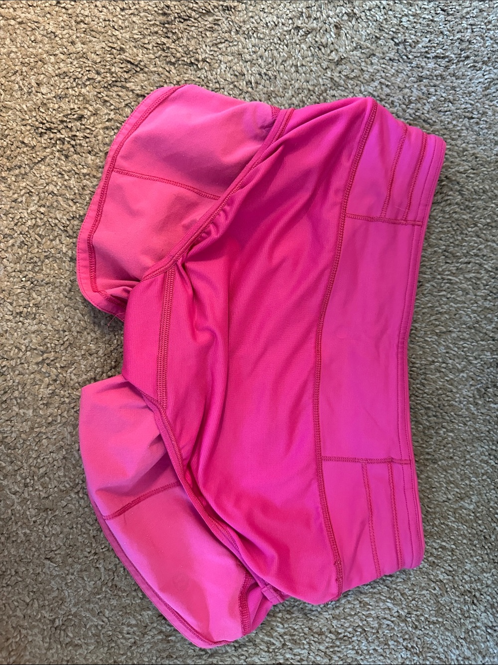 Lululemon Sonic Pink Speed Up Low-Rise Lined Shorts 2.5” - Picture 5 of 5